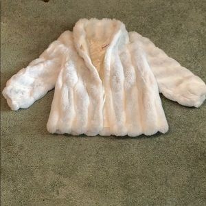 Donnybrook White Faux Fur Female Coat